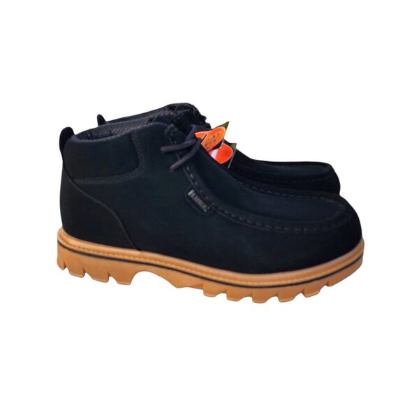 LUGZ Black Fringe Nubuck Chukka Lace Up Boots 13 - Picture 4 of 9